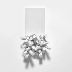 Sergio Camargo, Sin título, 1971, painted wood
