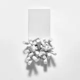 Sergio Camargo, Sin título, 1971, painted wood