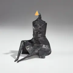 R.A. Lynn Chadwick, Sitting Figure I, 1982, bronze