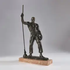 Richmond Barthé, Stevedore, 1986, bronze with brown patina