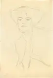 Porträt einer Frau by Gustav Klimt, 1916, pencil on paper, sold Nov 2021