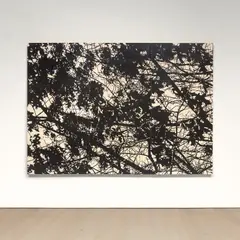 Bob Stanley, Trees #5, 1967, Liquitex on canvas, triptych