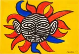 Alexander Calder, Soleil Noir, 1967, gouache and ink on paper