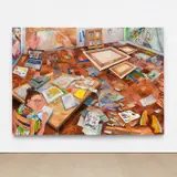 Rebecca Ness, I See You, 2020, oil and colored pencil on linen