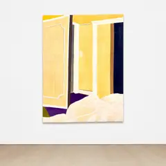 Hiejin Yoo, Facing South home gets more sunlight, 2017, Flashe and oil on canvas