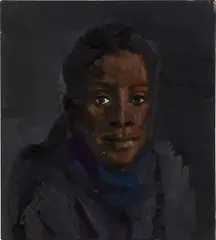 Casework by Lynette Yiadom Boakye, 2011, oil on canvas, sold Nov 2021