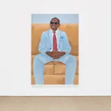 Soimadou Ali Ibrahim, Relax and take notes, 2020, acrylic on canvas