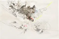 Julie Mehretu, Untitled, 2005, colored pencil, graphite and ink on paper