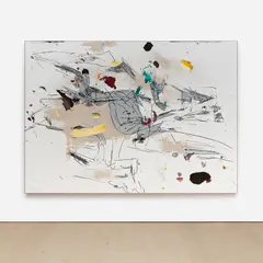 Secundino Hernández, Untitled, 2014, gouache, acrylic, oil and alkyd on canvas