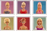 Beau Dunn, Six Works: (i-vi) Glam Barbie [#1-6], 2017, chromogenic print and Swarovski crystals on panel, in 6 parts