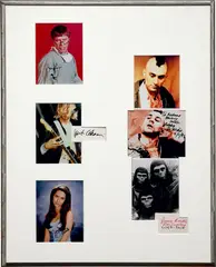 Untitled (Publicity) by Richard Prince, 1999, ink on six publicity photographs, in artist's frame, sold Nov 2021