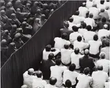 Shirin Neshat, Fervor Series (Crowd from Back, close up)