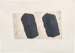 Untitled by Roni Horn, 1985, pastel, powdered pigment and varnish on paper collage on paper, sold Nov 2021