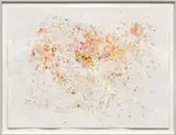 Dan Colen, #8, 2012, M&Ms on paper, in artist's frame