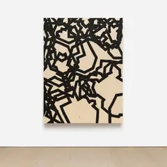 Latifa Echakhch, Derive 44, 2015, acrylic on canvas