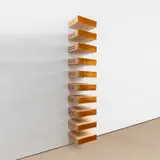 Jose Dávila, Untitled, 2015, gold leaf on cardboard boxes and bottle caps