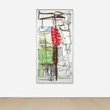 Untitled by Aaron Garber-Maikovska, 2014, ink and pastel on archival gator board, in artist's frame, sold Nov 2021