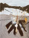 Katherine Bernhardt, Roasting Marshmallows, Campside