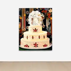 Farhad Moshiri, Three candles, 2007, oil on canvas