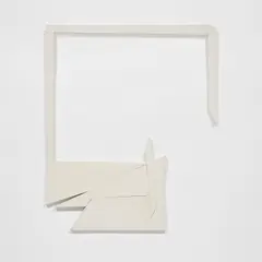 Empty Picture by Wyatt Kahn, 2011, shaped canvas on panel, sold Nov 2021