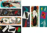 Les Pénalitiés de L’Enfer ou Les Nouvelles-Hébrides (The Penalties of Hell or The New Hebrides) (M. 959-90, C. 188) by Joan Miró, 1974, The complete deluxe set of 25 lithographs (20 in colors and 5 in black) along with the rare additional seven refusée lit, offered Apr 2021