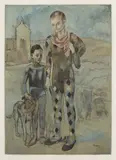 Pablo Picasso, Les Saltimbanques (The Saltimbanques), by Jacques Villon (G. & P. 634), 1922, Etching and aquatint in colors, on Arches paper, with margins