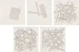 Sol LeWitt, The Location of Lines (K. 1975.06), 1975, The complete set of five etchings, on Rives BFK paper, the full sheets, with justification and all contained in the original black cloth-covered portfolio