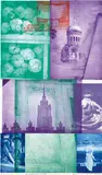 Robert Rauschenberg, Soviet/American Array IV, 1988-90, Monumental intaglio in colors, on Saunders paper, the full sheet