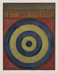 Target with Four Faces (U.L.A.E. 203) by Jasper Johns, 1979, Etching and aquatint in colors, on Rives BFK paper, with full margins, sold Apr 2021
