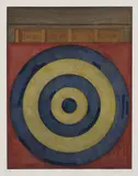 Jasper Johns, Target with Four Faces (U.L.A.E. 203), 1979, Etching and aquatint in colors, on Rives BFK paper, with full margins