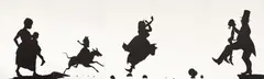 Kara Walker, A Means to An End... A Shadow Drama in Five Acts (L. P. p. 216, fig. 85), 1995, Etching and aquatint, on five sheets of Somerset paper, the full sheets