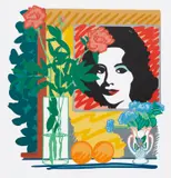 Tom Wesselmann, Still Life with Liz, from Portfolio 90, 1992, Monumental screenprint in colors, on Museum Board, with full margins