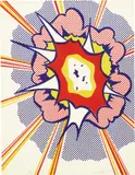 Roy Lichtenstein, Explosion, from Portfolio 9 (C. 49), 1967, Lithograph in colors, on Rives BFK paper, the full sheet