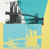 Brooklyn Bridge (F. & S. 290) by Andy Warhol, 1983, Unique screenprint in colors, on Lenox Museum Board, the full sheet, sold Apr 2021