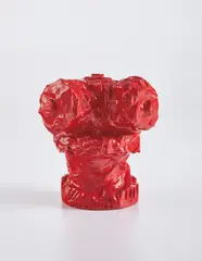 Fire Plug Souvenir - "Chicago August 1968" (P. 10) by Claes Oldenburg, 1968, Plaster sculpture painted in red, sold Apr 2021