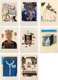 Memories of Surrealism: eight plates (M. & L. 494; 496-498; 500; 503-505) by Salvador Dalí, 1971, Eight drypoints over lithographs in colors, on Japan paper, with full margins, with title page and justification, on all, sold Apr 2021