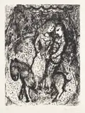 Jeux équestres (Equestrian Games) (M. 692) by Marc Chagall, 1973, Lithograph, on Rives BFK paper, with full margins, sold Apr 2021