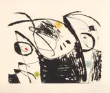 Joan Miró, Série Mallorca (Mallorca Series): plate 9 (D. 619, see C. 177), 1973, Etching and aquatint in colors, on wove paper, with full margins