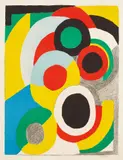 Ballons jaunes (Yellow Balloons) by Sonia Delaunay, 1970, Lithograph in colors, on Arches paper, with full margins, sold Apr 2021