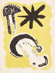 Astrologie III (Astrology III) (M. 127) by Joan Miró, 1953, Lithograph in colors, on wove paper, with full margins, sold Apr 2021
