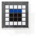 Jesús Rafael Soto, Cuadrados Vibrantes, from Sintesis Series, 1979, Screenprinted Plexiglas, plastic and metal multiple