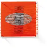 Jesús Rafael Soto, Óvalo en el Rojo, from Sintesis Series, 1979, Screenprinted Plexiglas, plastic and metal multiple
