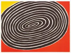 Alexander Calder, Petite Spiral, 1976, Lithograph in colors, on wove paper, the full sheet