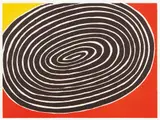 Petite Spiral by Alexander Calder, 1976, Lithograph in colors, on wove paper, the full sheet, sold Apr 2021