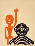 Les Affichistes (The Poster Artists) by Alexander Calder, 1965, Lithograph in colors, on Arches paper, with full margins, sold Apr 2021