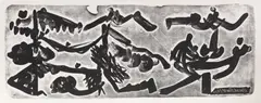 Untitled (Family) (S. 36) by David Smith, 1954, Lithograph, on Rives paper, with full margins, sold Apr 2021