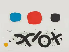 Adolph Gottlieb, Imaginary Landscape I (A.A.A. 69), 1971, Aquatint in colors, on Fabriano paper, with full margins