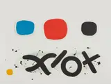 Adolph Gottlieb, Imaginary Landscape I (A.A.A. 69), 1971, Aquatint in colors, on Fabriano paper, with full margins