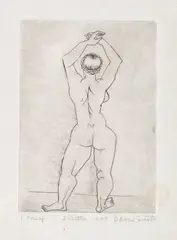 Juliette (S. 21) by David Smith, 1938, A very rare engraving, on Japanese paper, with full margins, sold Apr 2021