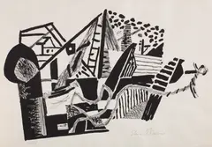 Anchor (C. & M. 19) by Stuart Davis, 1936, Lithograph, on wove paper, with full margins, sold Apr 2021